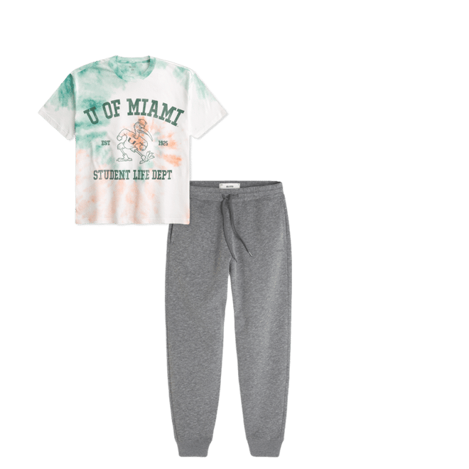 Boxy University of Miami Graphic Tee