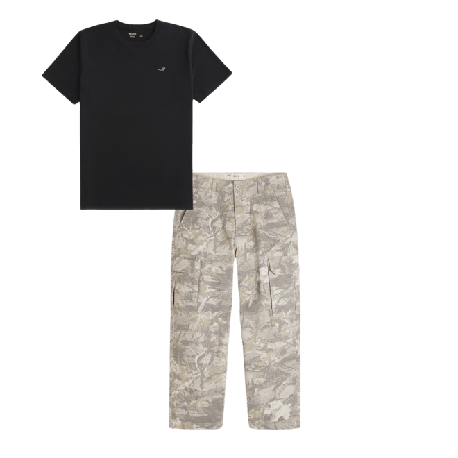 Camo Skater Baggy Cargo Pants