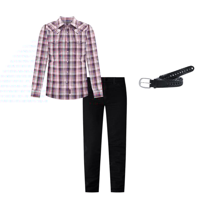 Wrangler® Cowboy Cut® Slim Fit Jean in Shadow Black