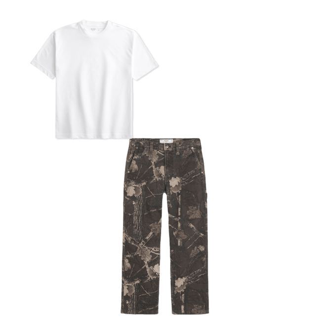 Camo Baggy Painter Jeans