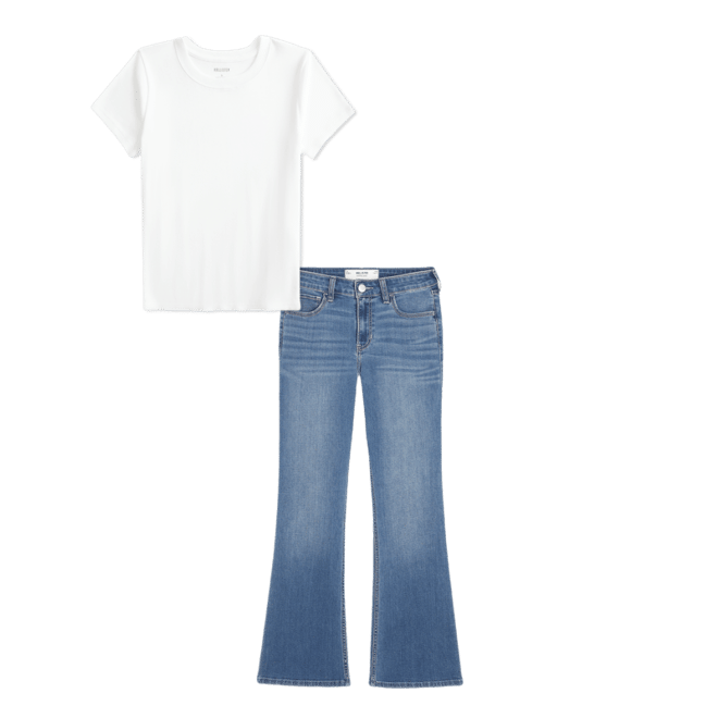 Mid-Rise Medium Wash Boot Jeans