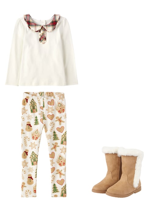 1st bundle featuring 2 items which compliment Girls Christmas Cozy Leggings