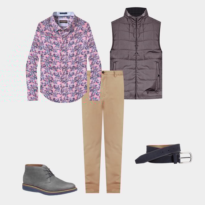 2nd bundle featuring 4 items which compliment Printed Cotton Shirt