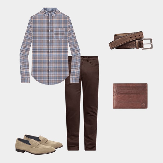 6th bundle featuring 4 items which compliment Suede Overlay Belt