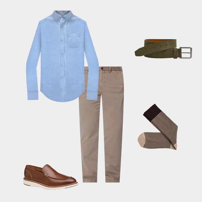 3rd bundle featuring 4 items which compliment Upton Venetian Loafer