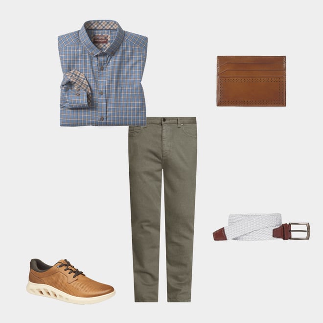 1st bundle featuring 4 items which compliment Hudson Perforated Weekender Case