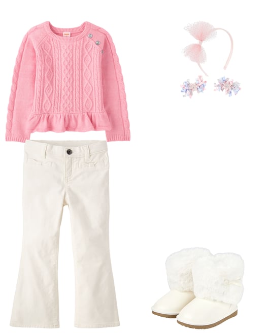 3rd bundle featuring 3 items which compliment Girls 3-Piece Hair Set