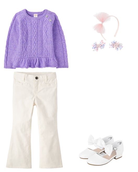 1st bundle featuring 3 items which compliment Girls 3-Piece Hair Set