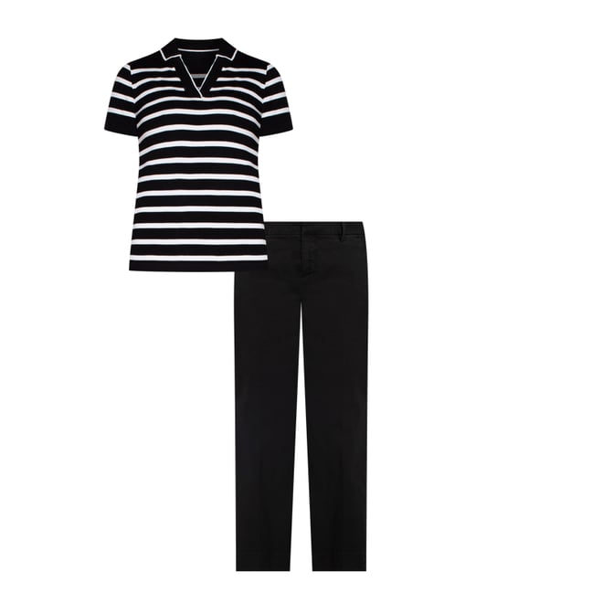 アパルトモン short sleeve  knit pullover ブラック SHORT CREW NECK KNIT（ニット／セーター）｜L'Appartement