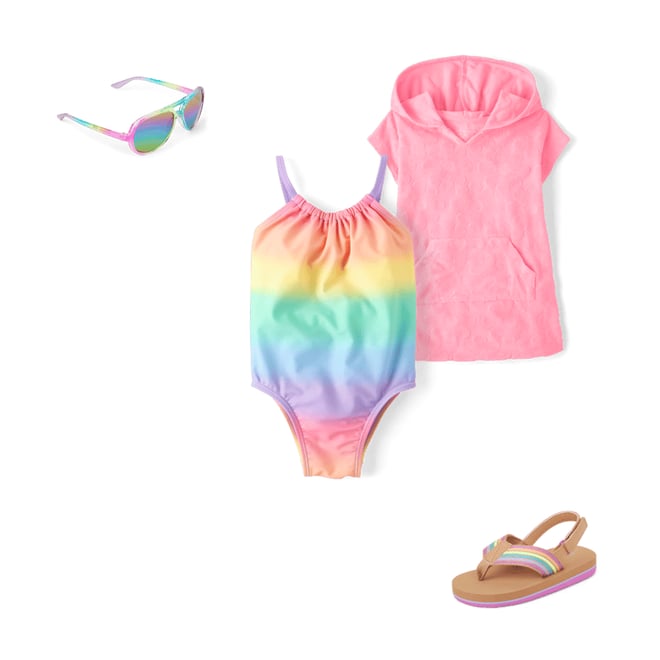 1st bundle featuring 3 items which compliment Baby And Toddler Girls Floral Terry Swim Cover-Up
