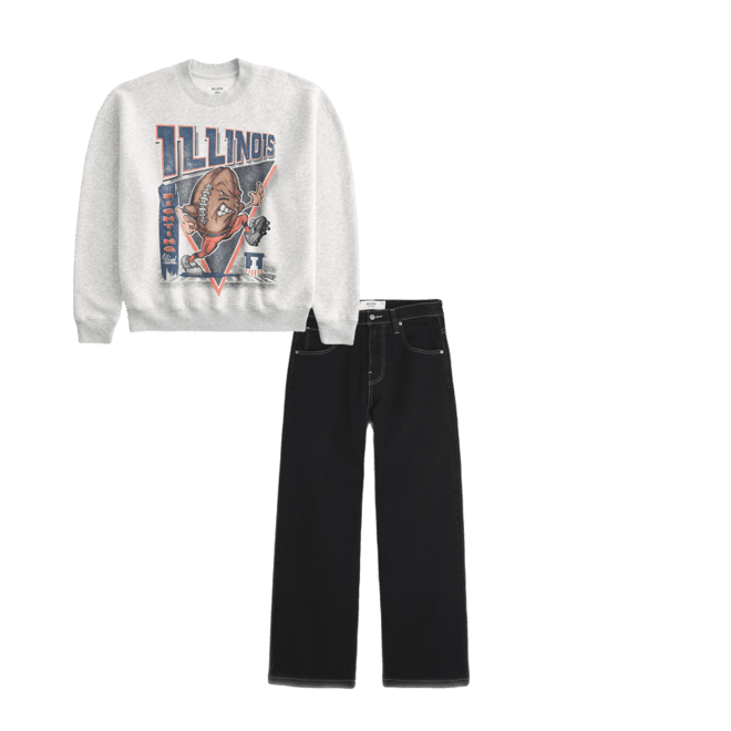 Black Super Baggy Jeans