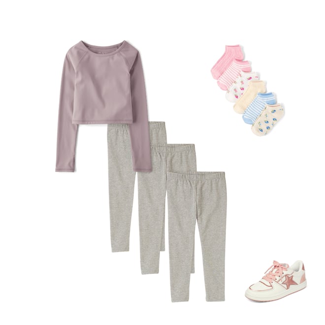 9th bundle featuring 3 items which compliment Girls Leggings 3-Pack