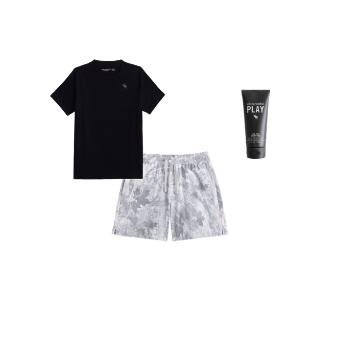 a&f hybrid shorts