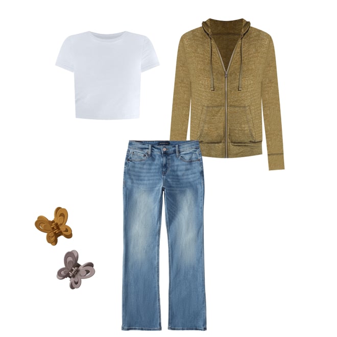 Curvy Mid-Rise Bootcut Jean