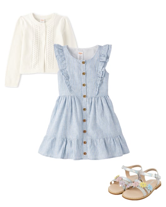 5th bundle featuring 2 items which compliment Girls Pointelle Cardigan