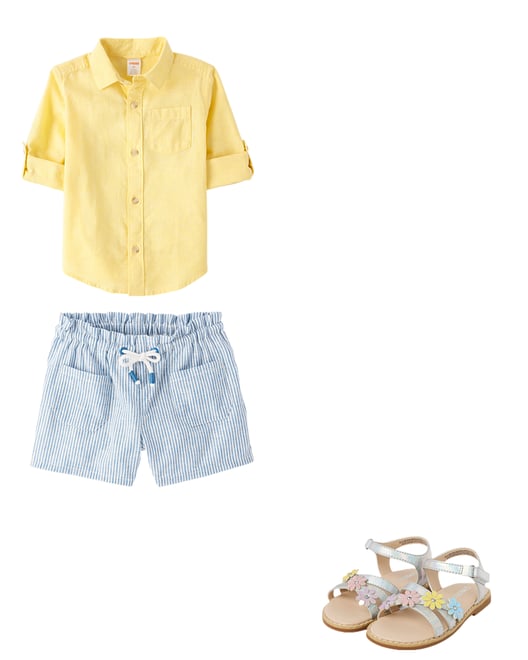 Baby Striped Snug Fit Cotton Footed One Piece Pajamas - Gymmies - Yellow