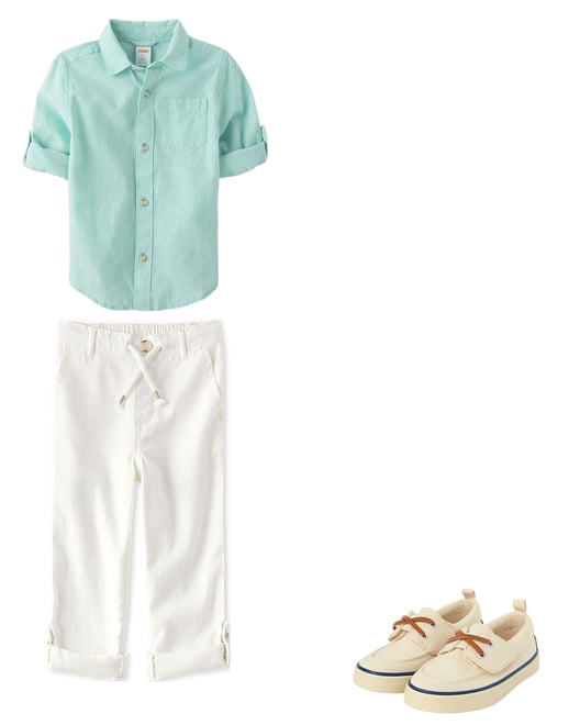Boys Belted Chino Pants