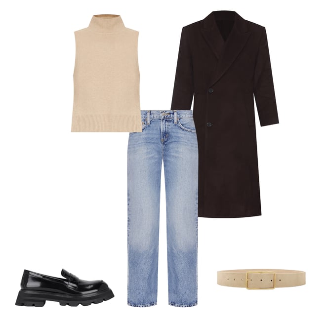 3rd bundle featuring 4 items which compliment Amber Low Rise Straight Jeans