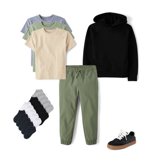3rd bundle featuring 4 items which compliment Boys Quick Dry Pull On Jogger Pants