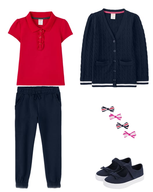 3rd bundle featuring 4 items which compliment Girls Fleece Jogger Pants