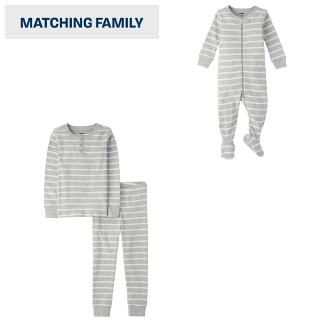 1st bundle featuring 1 items which compliment Baby Striped Snug Fit Cotton Footed One Piece Pajamas