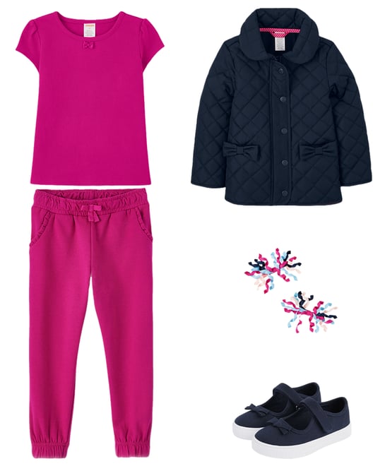 5th bundle featuring 4 items which compliment Girls Tee Shirt