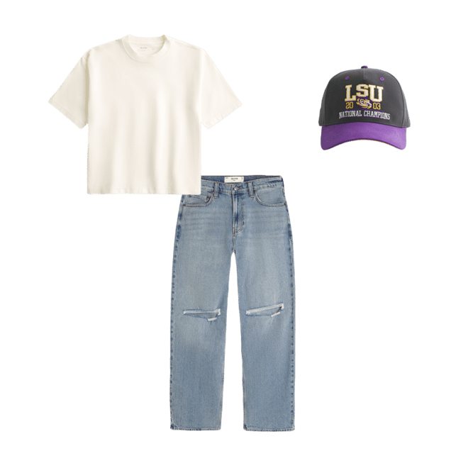 LSU Graphic Baseball Hat