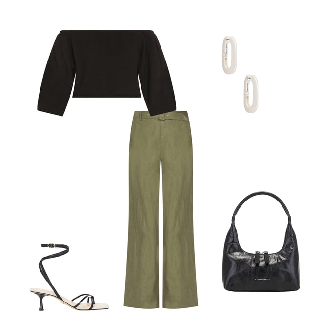 1st bundle featuring 4 items which compliment Off the Shoulder Top