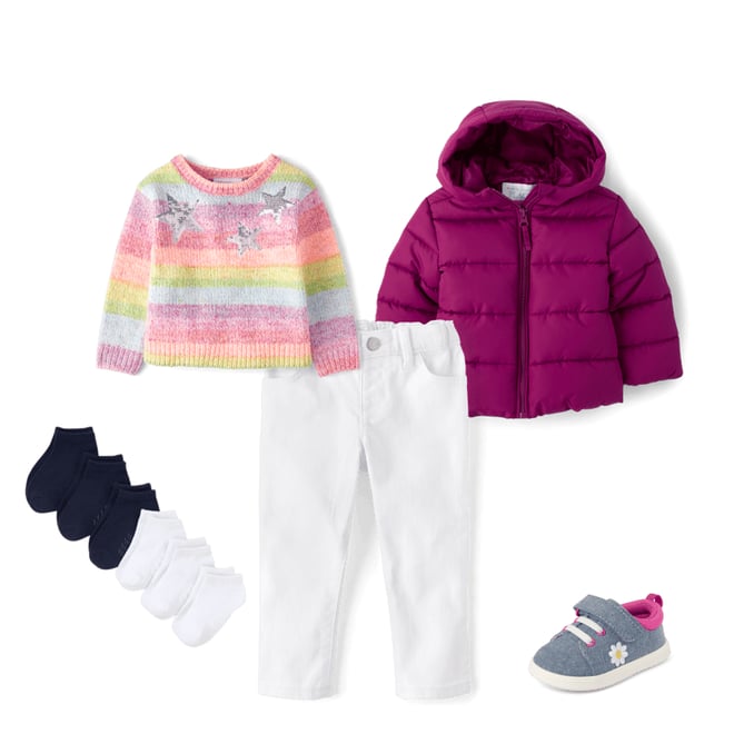 4th bundle featuring 4 items which compliment Baby And Toddler Girls Daisy First Steps Sneakers