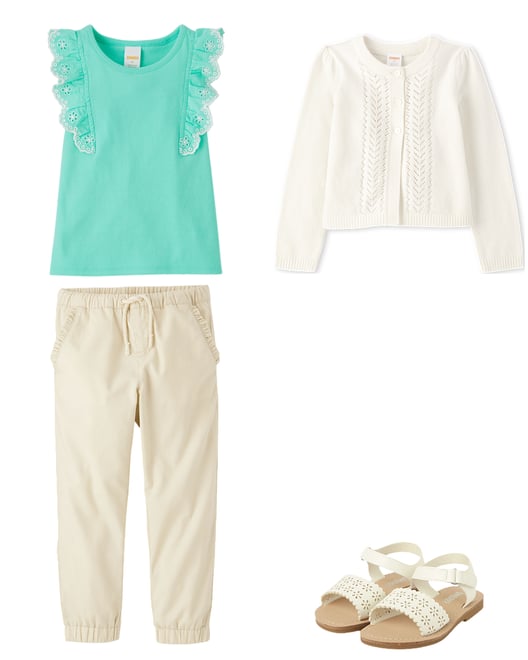 2nd bundle featuring 3 items which compliment Girls Ruffle Jogger Pants