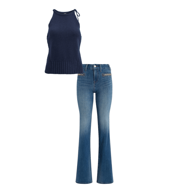 Mid Rise Medium Wash Horsebit Flexx '70s Flare Jeans | Express Mid Rise Medium Wash Horsebit Flexx '70s Flare Jeans | Express