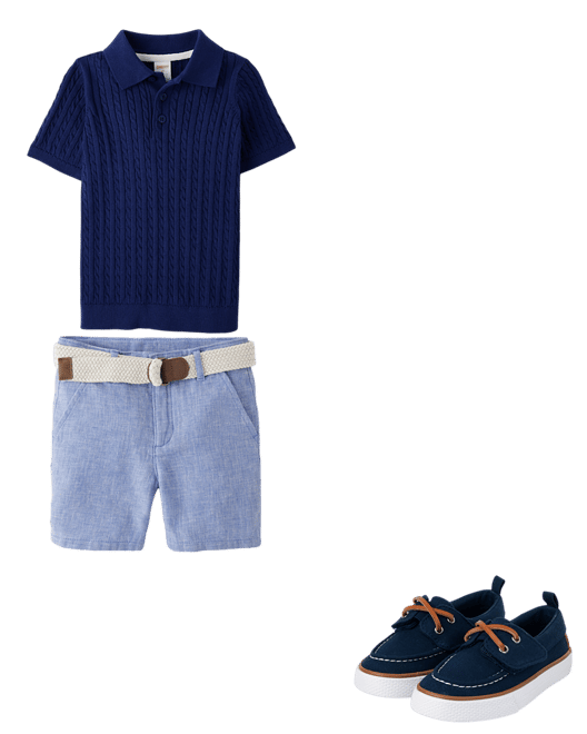 パンツ ANDWANG Baby office belt short pants 001 Baby Flat-Front Pants - Carter's | Carter's