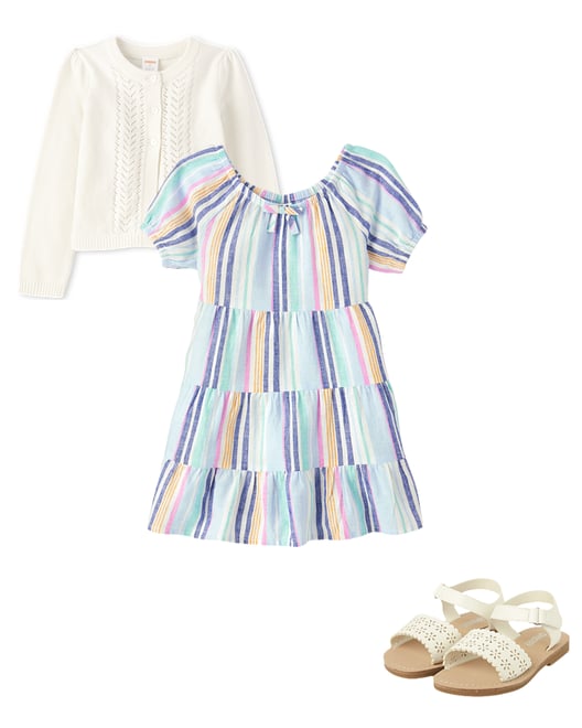 8th bundle featuring 2 items which compliment Girls Pointelle Cardigan