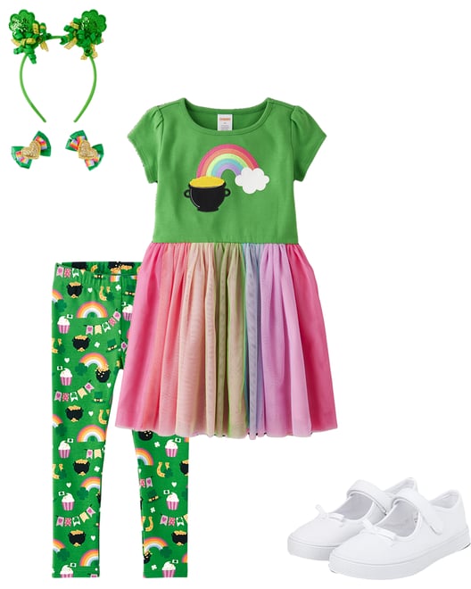 10th bundle featuring 3 items which compliment Girls Bow Mary Jane Shoes