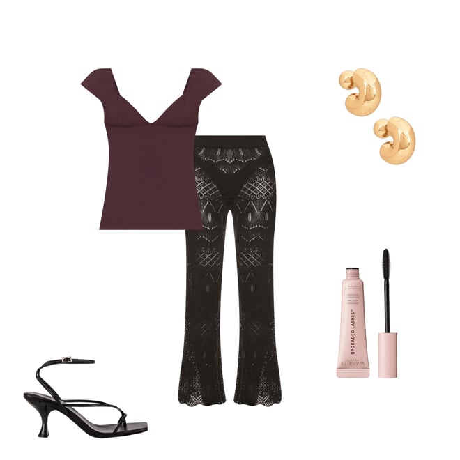 1st bundle featuring 4 items which compliment x Intimately FP Duo Corset Cami In Vintage Grape