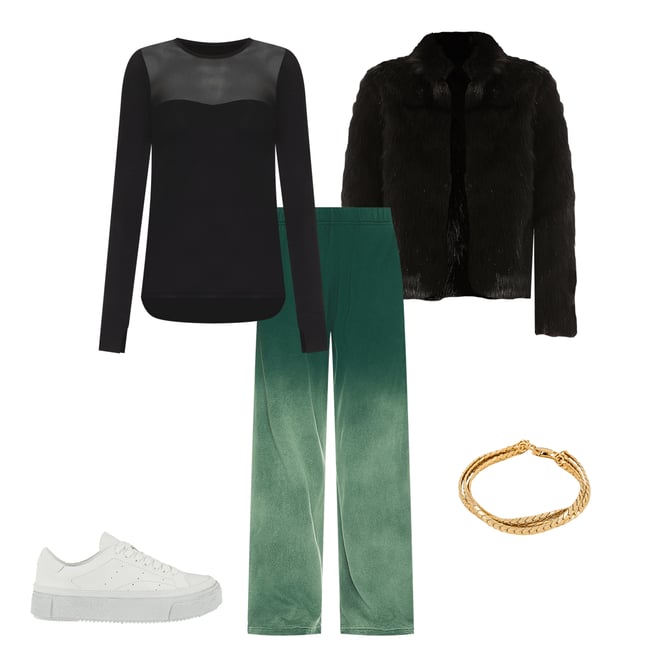 1st bundle featuring 4 items which compliment Oslo Mesh Top