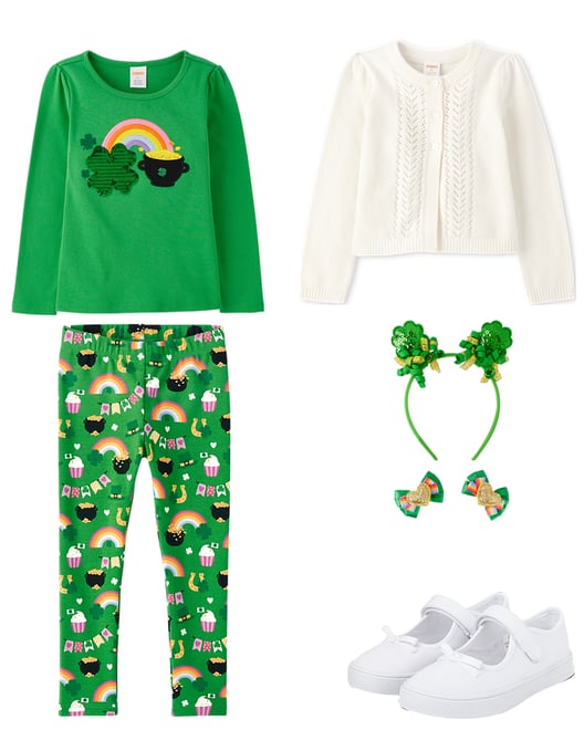 9th bundle featuring 4 items which compliment Girls Pointelle Cardigan