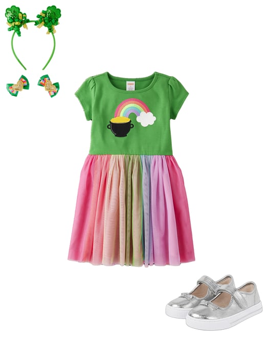 6th bundle featuring 2 items which compliment Girls Bow Mary Jane Shoes