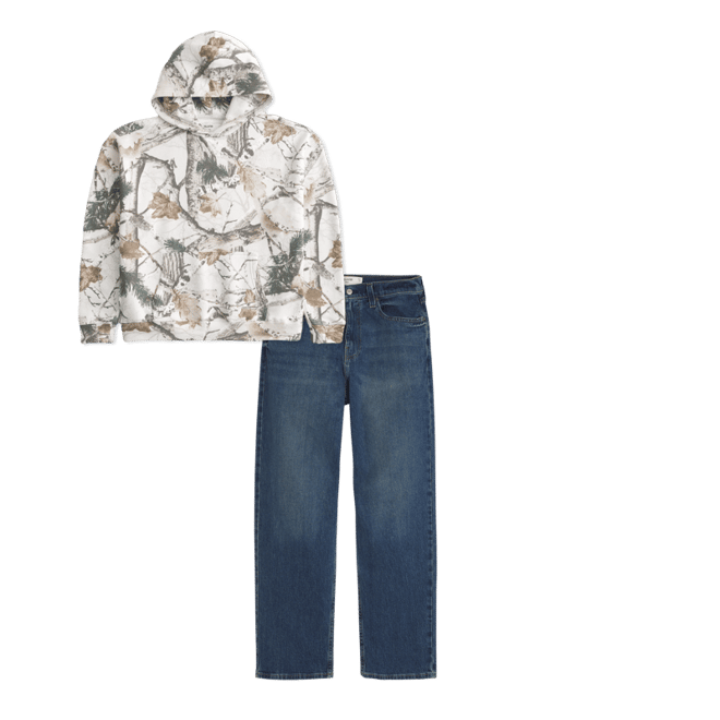 Dark Wash Baggy Jeans