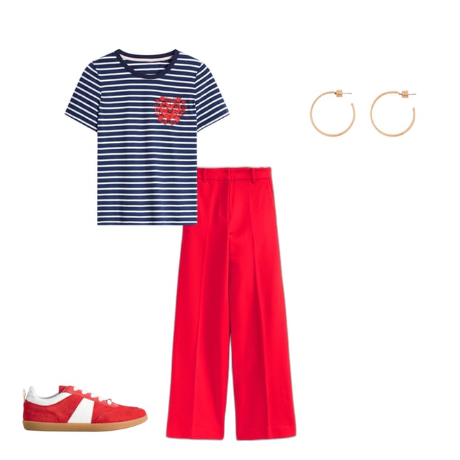 6th bundle featuring 3 items which compliment Westbourne Ponte Trousers