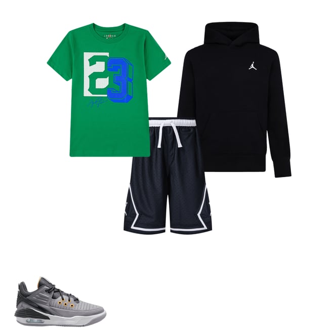 Jordan タンクトップ グリーン 23 ジョーダン（JORDAN）（キッズ）タンクトップ JDN JORDAN 23 AOP