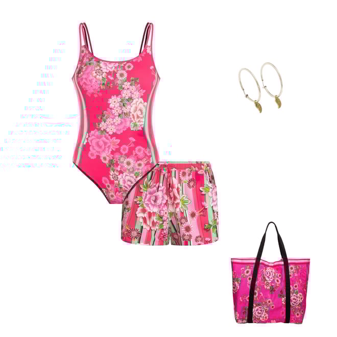 Buy BELROSE DOUBLE STRAP ONE PIECE | Johnny Was Buy BELROSE DOUBLE STRAP ONE PIECE | Johnny Was
