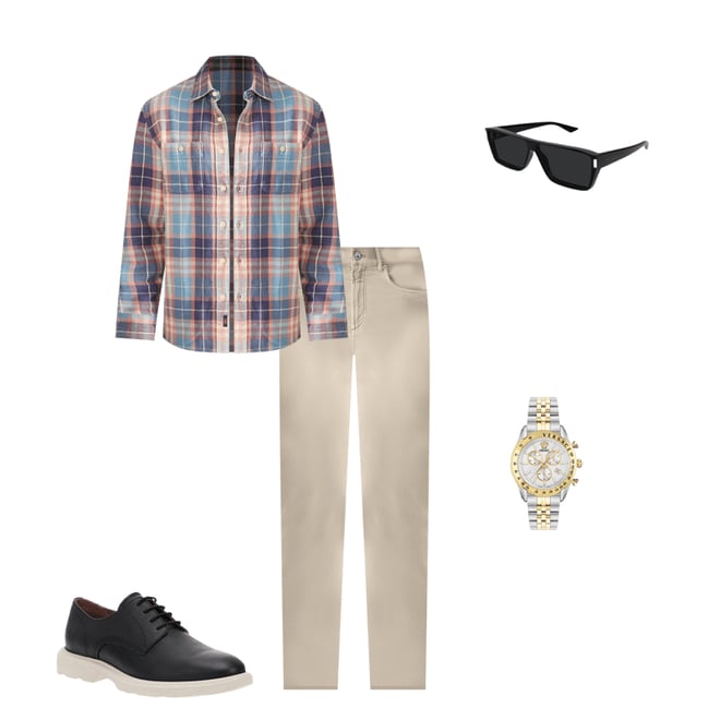Yves Saint Laurent Men's Corner Angie 64mm Rectangle