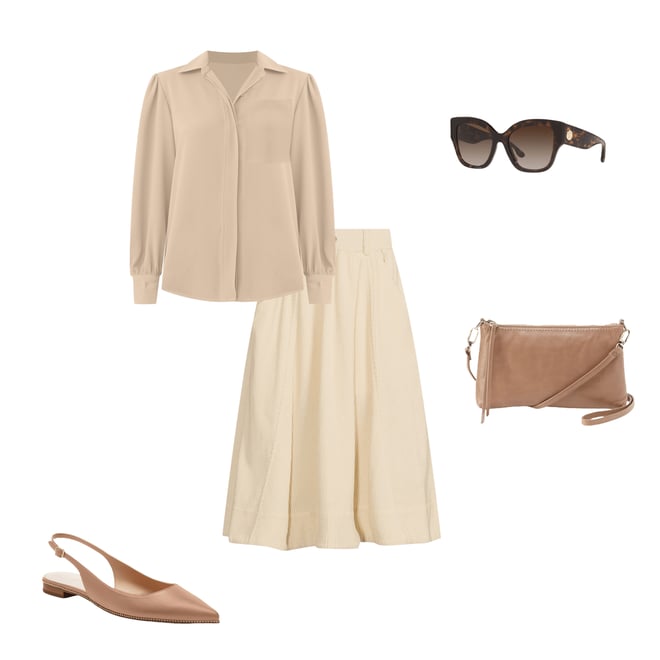 A Loves A Corduroy High Rise Smocked Waist Belted A Line Coordinating Midi Skirt Dillard s