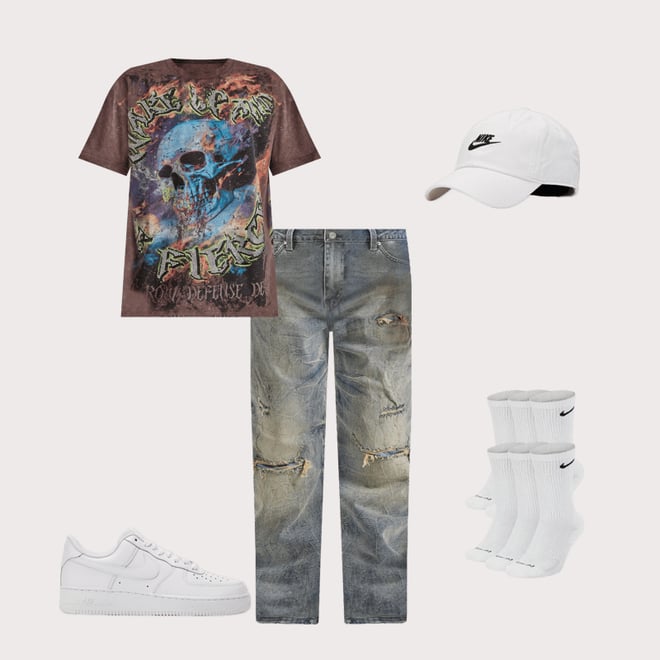 First Row Be Fierce Rhinestone Tee