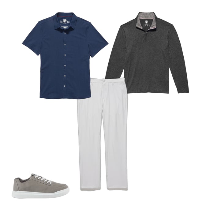 4th bundle featuring 3 items which compliment  Madeflex Journey Performance Shirt - Navy