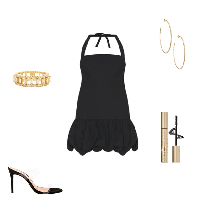 black sofia mini tea dress Sofia Dress Black | ANNA QUAN