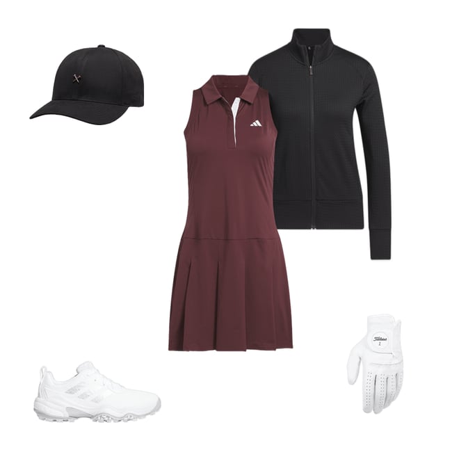 ワンピース *Adidas*adidas*Adidas* Women's Ultimate 365 Tour Pleated Sko adidas Women's Ultimate365 Tour Pleated Golf Dress - Carl's