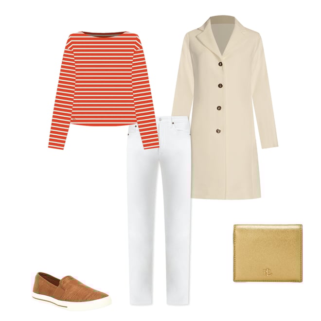 Ralph lauren fit and flare coat sales