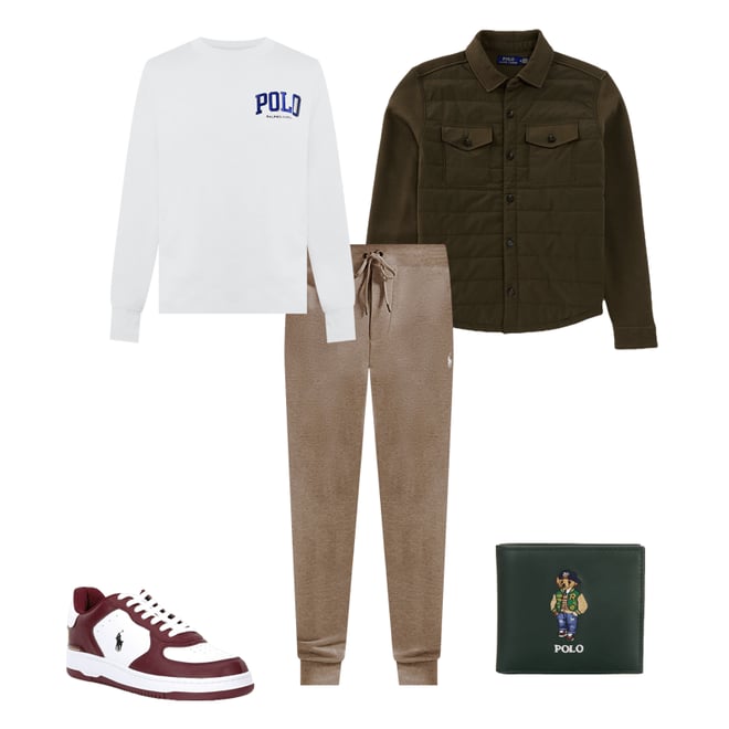 Ralph lauren long sleeve hybrid hotsell